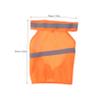 UTHCLO Reflective Dog Safety Vest Adjustable Breathable Protection for Small Dogs Fluorescent Orange S view 2