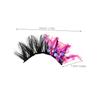 Homoyoyo False Eyelashes with Fluorescent Design, Sequined Party Lashes view 2
