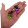 Homoyoyo False Eyelashes with Fluorescent Design, Sequined Party Lashes view 4