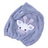 Beaupretty Quick-Drying Hair Turban Towel Cap, Highly Absorbent Coral Fleece, Cute Deer Design view 1