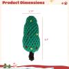 Holiday Cotton Rope Dog Toy Set for Small to Large Dogs view 4