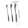 3-Piece Stainless Steel Makeup Spatulas for Cosmetic Samples view 2