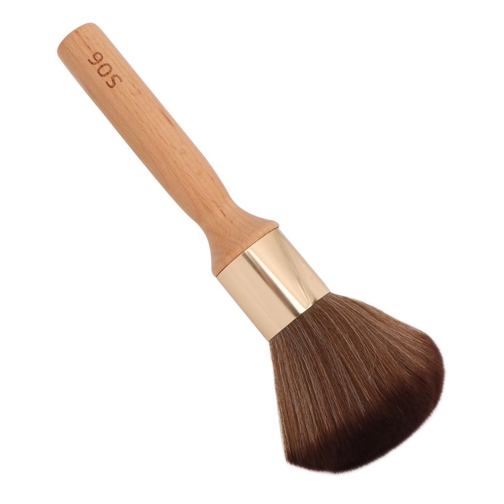 LRXIYODE Neck Duster Brush with Wooden Handle, Soft Bristles