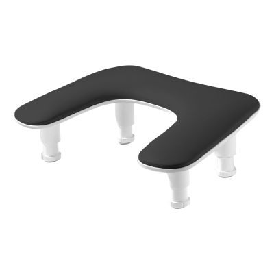 Height-Adjustable PU Leather Nail Armrest