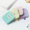 Abbdbd Sanitary Pad Storage Bag with Floral Zipper, Small Handbag Pouch view 1