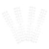 Gatuida 5-Piece Transparent Manicure Color Chart Nail Tips for Nail Art Practice view 1