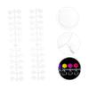 Gatuida 5-Piece Transparent Manicure Color Chart Nail Tips for Nail Art Practice view 2