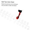 Gatuida 5-Piece Transparent Manicure Color Chart Nail Tips for Nail Art Practice view 3