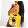 Toyvian Bee Design Cat Travel Carrier, Breathable Linen Pet Carrier Bag view 4