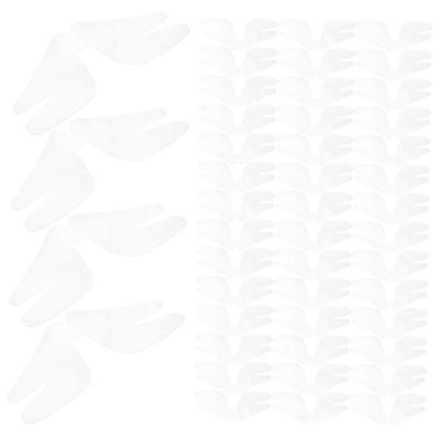 KOMBIUDA 100-Piece Transparent Shirt Collar Stays for Men