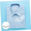 KOMBIUDA 100-Piece Transparent Shirt Collar Stays for Men view 3