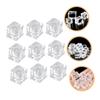 VICASKY Transparent Acrylic Ice Cubes, 50 Pieces, for Photo Props view 3