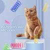 BOBASH 16-Piece Cat Toy Colorful Spiral Toy view 2