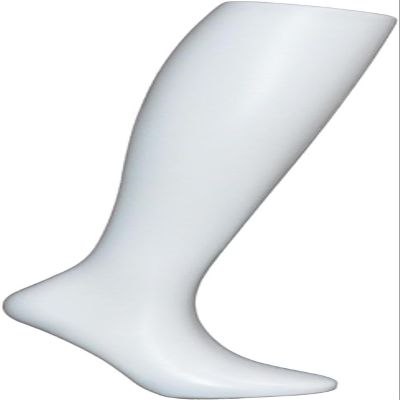 White Standing Leg Mannequin Display for Socks and Hosiery
