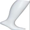 White Standing Leg Mannequin Display for Socks and Hosiery view 1