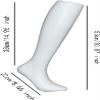 White Standing Leg Mannequin Display for Socks and Hosiery view 2