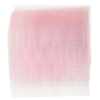 Gel Nail Stickers, Double-Sided, Pink, 100 Sheets