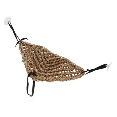 TOYANDONA Seaweed Hammock for Bearded Dragons, Brown, Small Reptile Accessory
