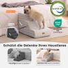 Gardner Pet 2-in-1 Dog Stairs for Small Dogs, 35/42 cm, 3 Steps, Gray-Green view 4