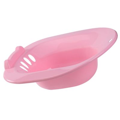 Pink Plastic Sitz Bath for Postpartum Care and Pregnancy