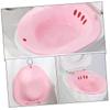 Pink Plastic Sitz Bath for Postpartum Care and Pregnancy view 3
