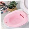 Pink Plastic Sitz Bath for Postpartum Care and Pregnancy view 4
