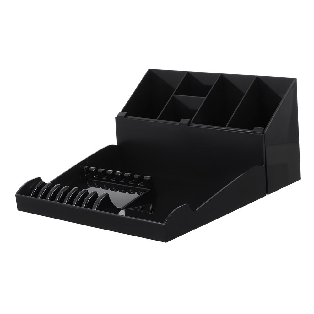 DECOMELODY Hair Tool Organizer Storage Box with Sturdy Tray