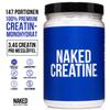 NAKED Pure Micronized Creatine Monohydrate Powder, Unflavored, 500 g – Vegan, Non-GMO, Gluten-Free, Soy-Free, No Additives, Supports Muscle Growth & Strength, 147 Servings view 2