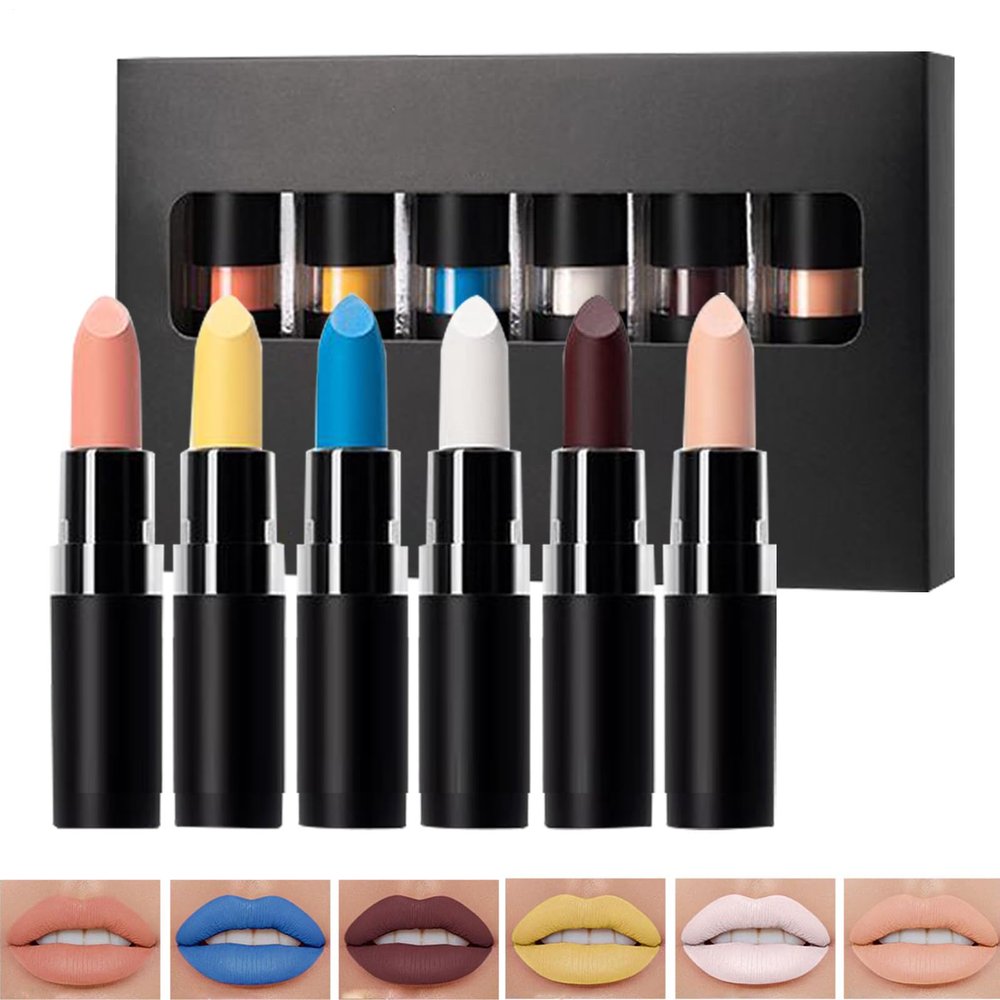 Halloween Lipstick Set, Goth-Finish Lip Gloss Set
