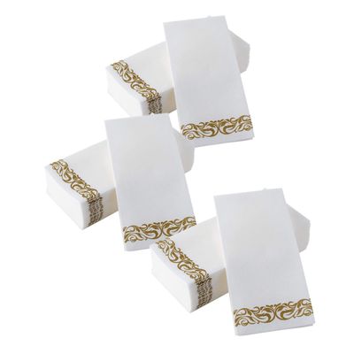 DECOMELODY 75 Printed Paper Napkins, Six-Fold, Disposable