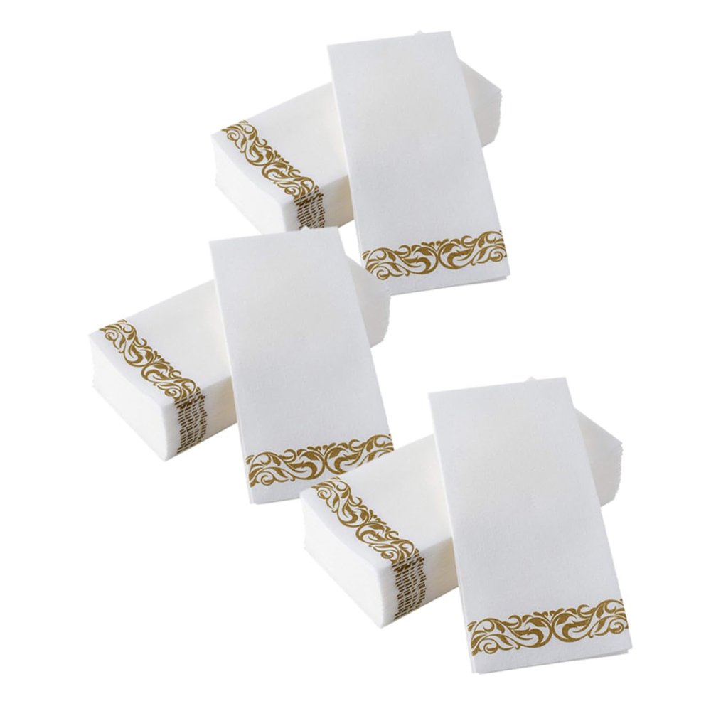 DECOMELODY 75 Printed Paper Napkins, Six-Fold, Disposable