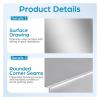 XIUsheUA 1-Piece 200 mm Stainless Steel Waterproof Cover for Doorbells and Outdoor Outlets view 3