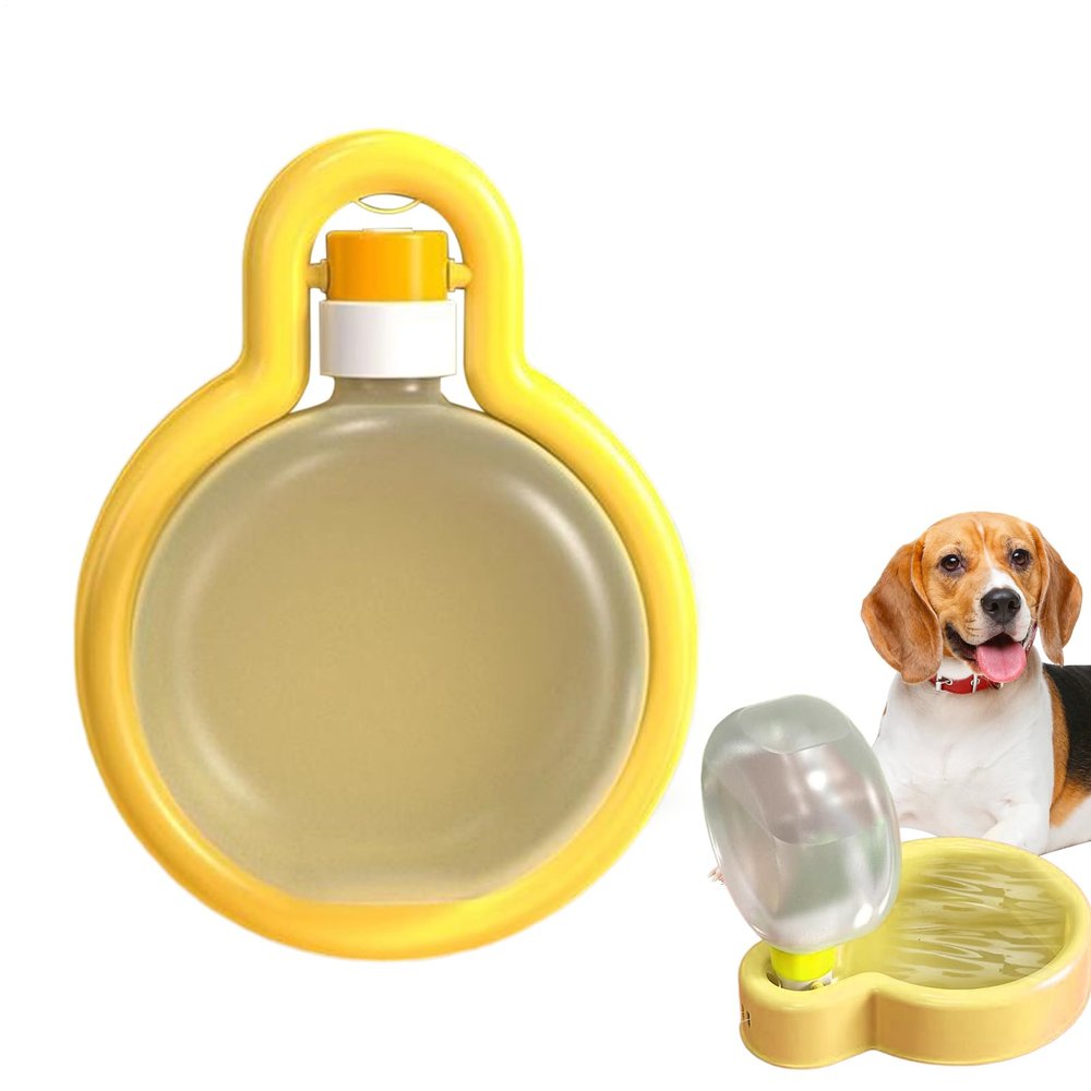 Portable Dog Water Bottle with Bowl, Leakproof