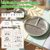 Personalized Baby Plate with Suction Base, Stainless Steel Plate with Name view 4