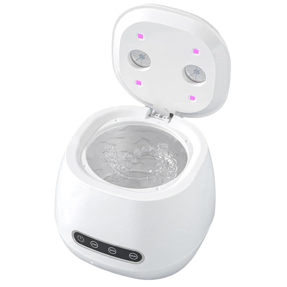 Acunny Retainer Cleaner – 52 kHz Aligner Cleaner with UV, Portable