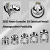 ScreaAss 5-Size Stainless Steel Chastity Cage for Men view 2