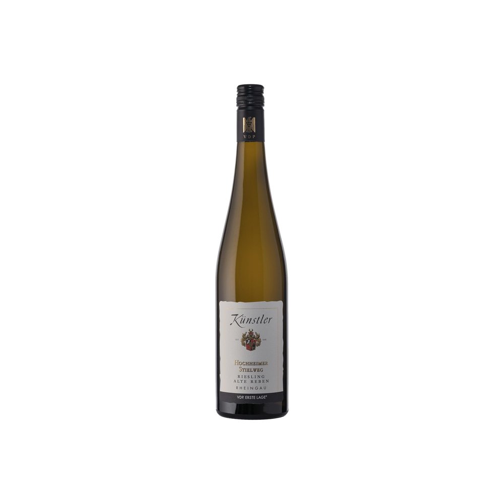 Künstler Hochheim Stielweg Riesling Quality Wine Old Vines Dry White Wine, Germany, incl. FeinWert E-Book (1 x 0.75 l)