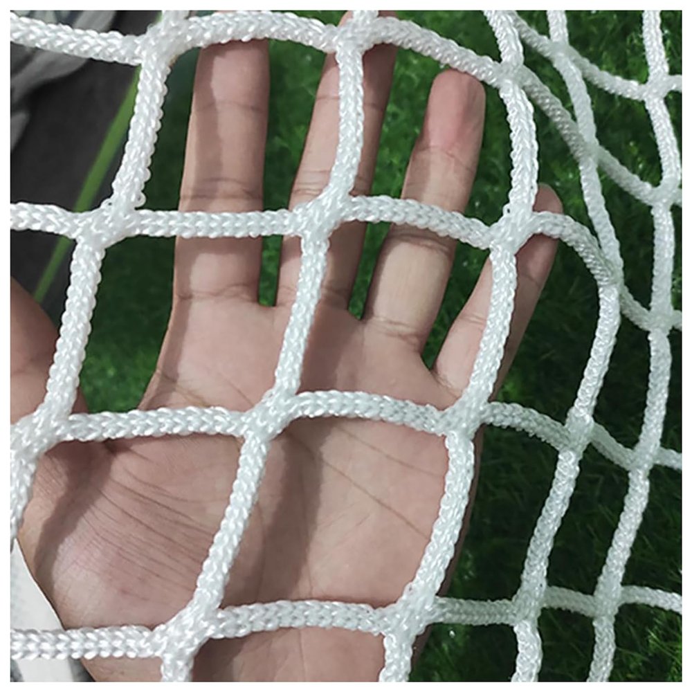 Knotless Polyester Safety Net, 0.5 x 3 m, White
