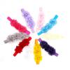 Aniyan 2-Pack Baby Girls' Chiffon Flower Headbands, Black view 2