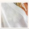 Stfery White Semi-Sheer Grommet Curtains, 2-Piece Set, Français Jacquard, Solid Color, 132 W x 138 H cm view 3