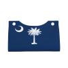 Long Leather Tissue Box with South Carolina Flag Design, Foldable view 4