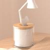 Desktop Tissue Organizer, Elegant Plastic Paper Storage Container view 2