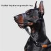 Large Dog Muzzle, Soft Adjustable Muzzle Cover, Muzzle Guard for Small Dogs and Small Dogs view 4