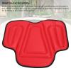 HUSHUI Western Long Saddle Pad with Shock Absorption and Improved Grip, Red view 4