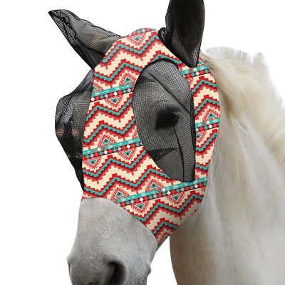 Fly Mask with Breathable, Comfortable, Elastic Mesh Fabric