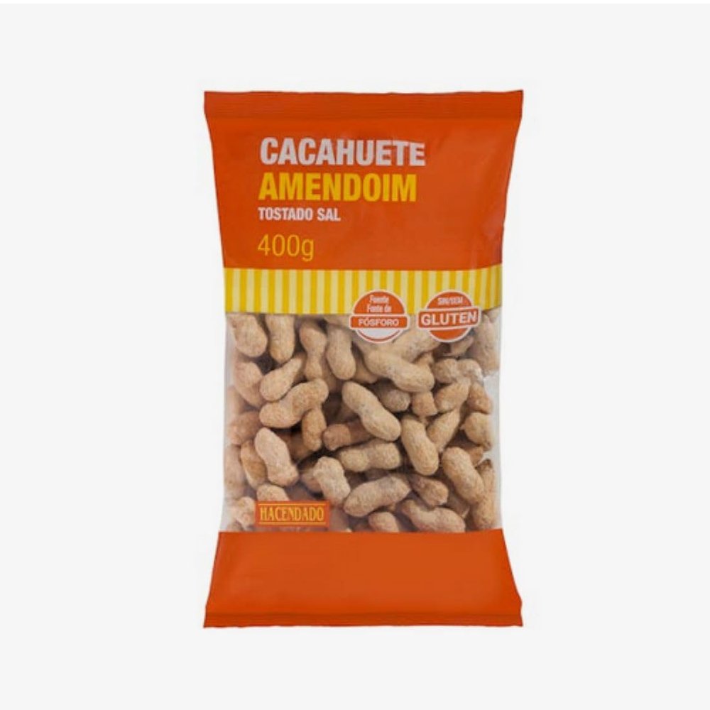 Hacendado Roasted Salted Peanuts, 6-Pack