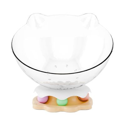 Cozy Cat Bed with Rotating Play Base