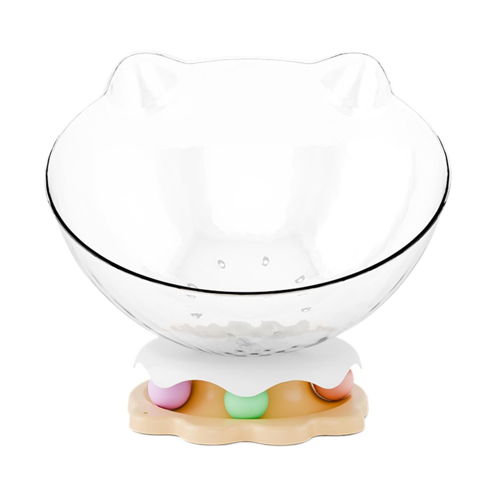 Cozy Cat Bed with Rotating Play Base