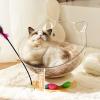 Cozy Cat Bed with Rotating Play Base view 3