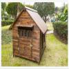Outdoor Wooden Dog House, Weather-Resistant, Waterproof, with Door, Window, Removable Roof, Pet Furniture (X-Large) view 2